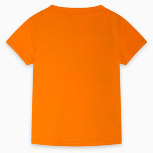 Camiseta Naranja Print Boy