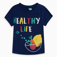 Cargar imagen en el visor de la galería, Camiseta Azul oscuro Healthy Life Boy

