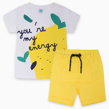 Cargar imagen en el visor de la galería, Camiseta y Bermuda Amarillo Boy

