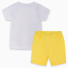 Cargar imagen en el visor de la galería, Camiseta y Bermuda Amarillo Boy

