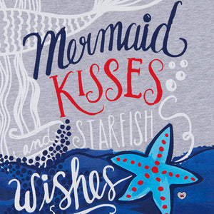 Camiseta Mermaid Kisses Girl