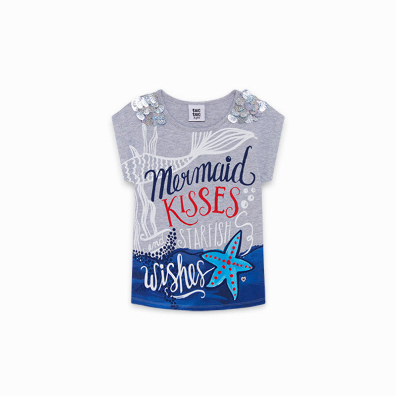 Camiseta Mermaid Kisses Girl